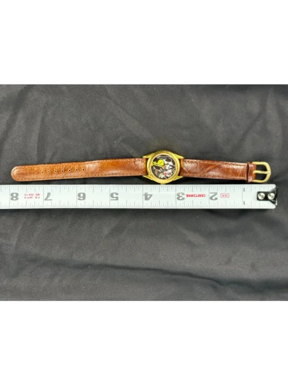 Vintage Armitron Tweety Bird & Sylvester Watch‎ Looney Tunes Leather New Battery